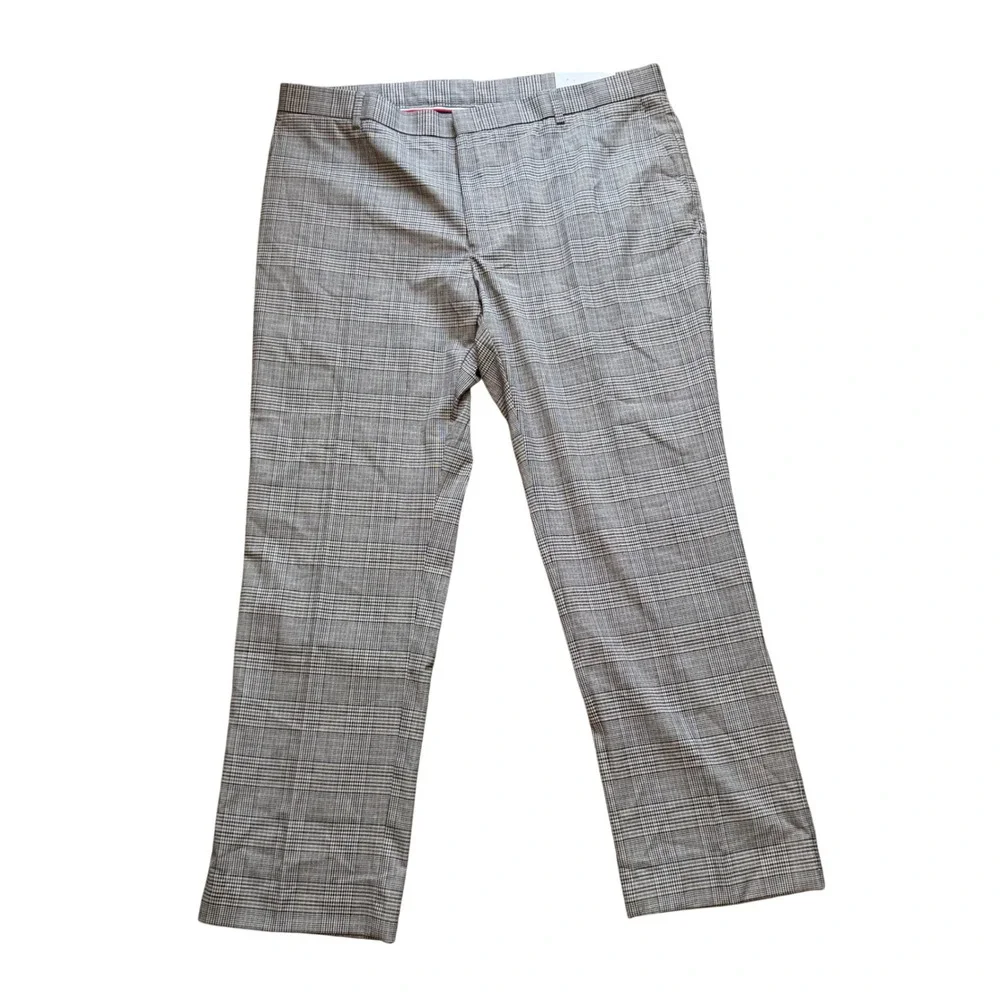 Tommy Hilfiger TH Flex Tate Black/Gray Dress Pants, 40W x 30L